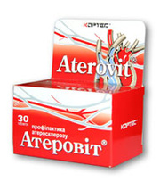 Диетическая добавка «Атеровит», 30 таблеток